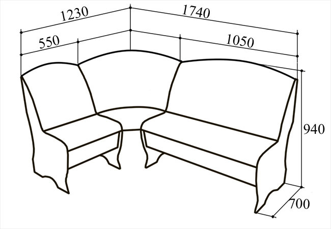 Угловые, Кухонный уголок Экстра-К 9 