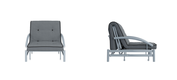 Кресло-кровать Роджер Комфорт Сканди серый