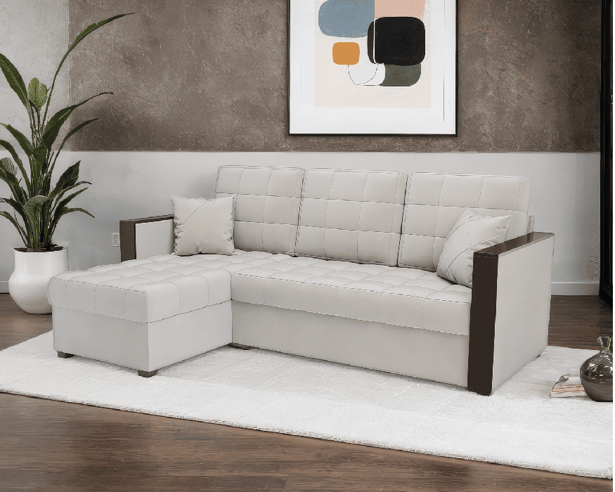 Диваны угловые в гостиную, Диван угловой Техас (Бархат)