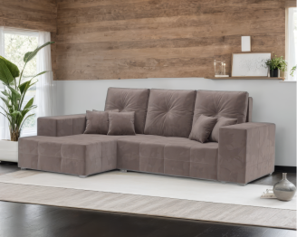 Диван угловой Монреаль Левый угол (Велюр)