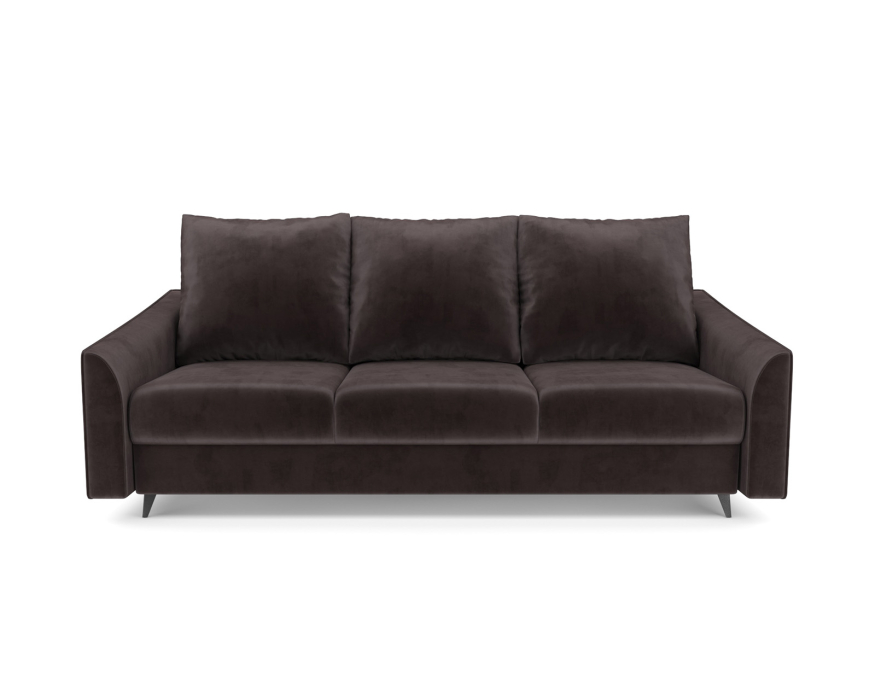 Диваны кровати со спальным местом, Диван прямой тик-так Уэльс (Бархат)