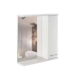 Шкаф навесной Росток 65 правый без подсветки  (ПВХ)