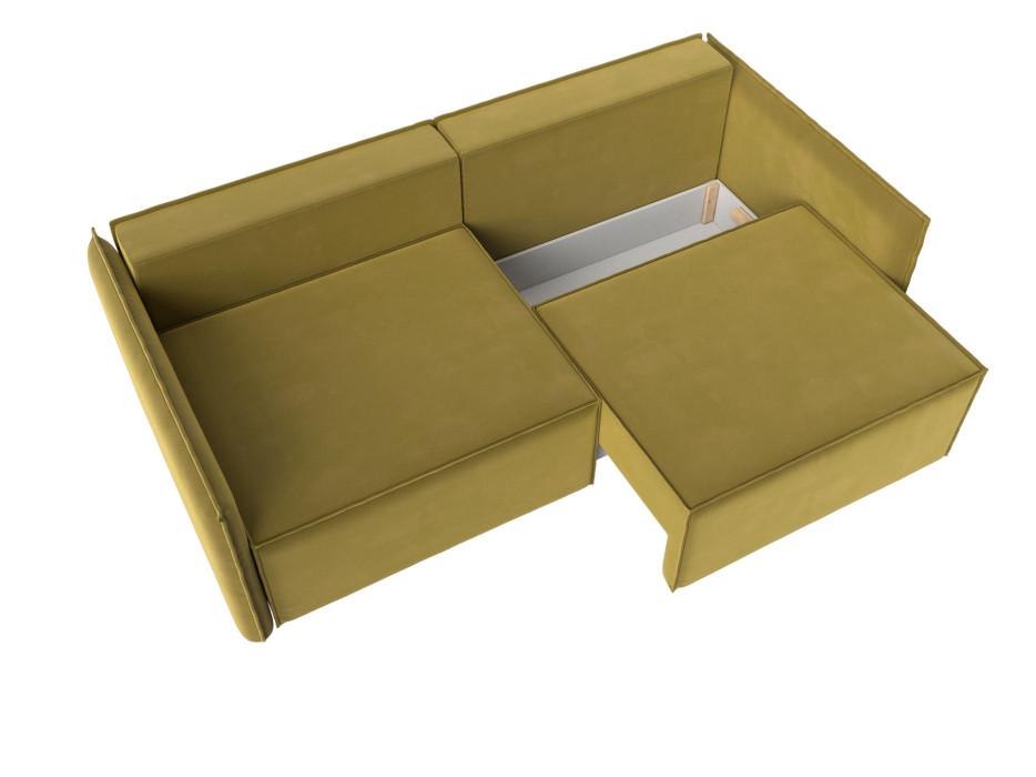 Диваны выкатные, Диван прямой Либерти, микровельвет