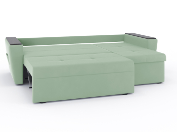 Диван-кровать угловой Дубай Майами еврокнижка трехсекционная, велюр