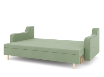 Диван-кровать еврокнижка-пантограф Оникс, велюр