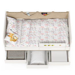 Детская кровать с ящиками Эйп 11.40