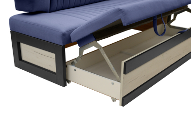 Прямой кухонный диван Парус 174 Дуб крафт белый