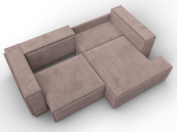 Диван угловой Лига-061 угол правый, велюр TOWER