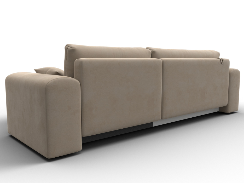 Диваны угловые в гостиную, Диван угловой Лига-099 угол универсальный, велюр SEVEN