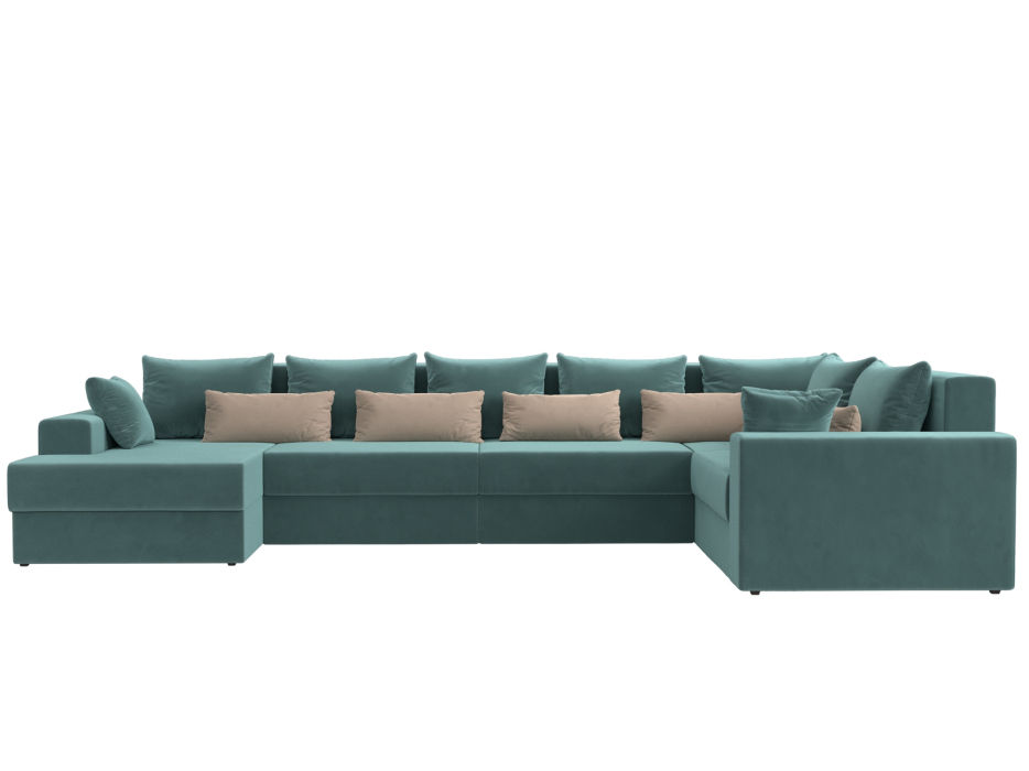 Офисные диваны, П-образный диван Майами левый угол, Велюр