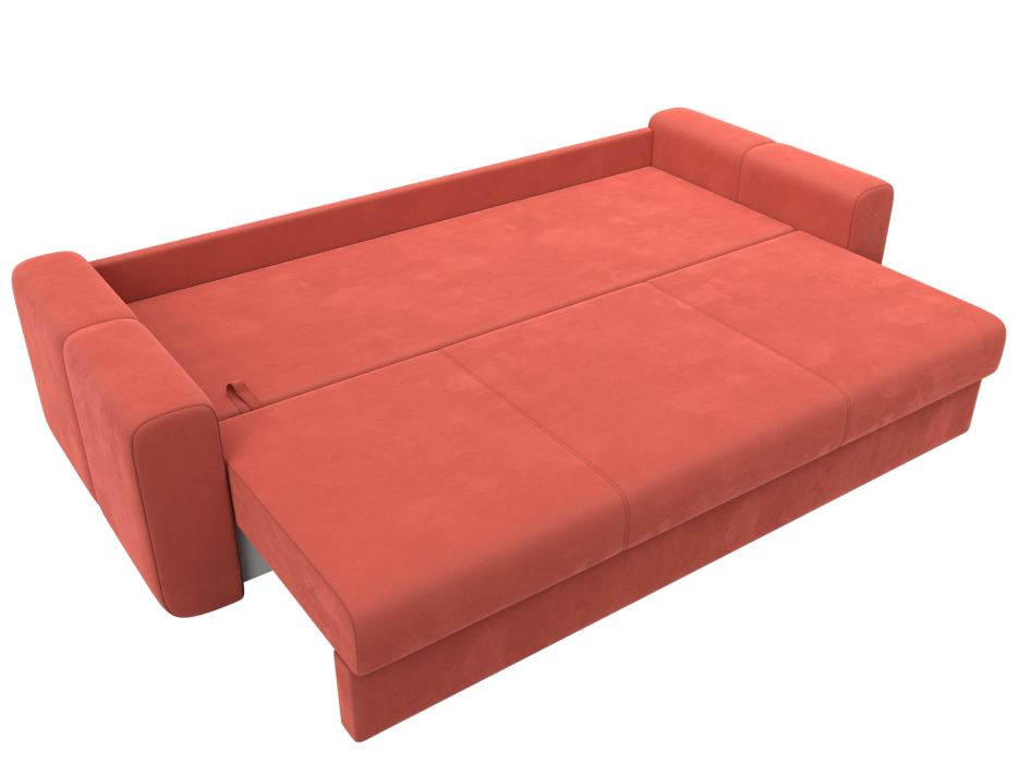 Диваны еврокнижки, Прямой диван Лига-031, микровельвет