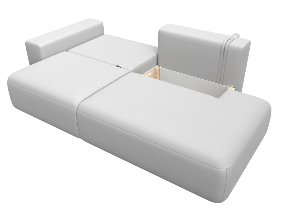 Диваны еврокнижки, Диван прямой Лига-036 НПБ Модерн подлокотник слева, экокожа GRIFON