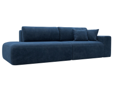 Диваны еврокнижки, Диван прямой Лига-036 НПБ Модерн подлокотник справа, велюр BRUT