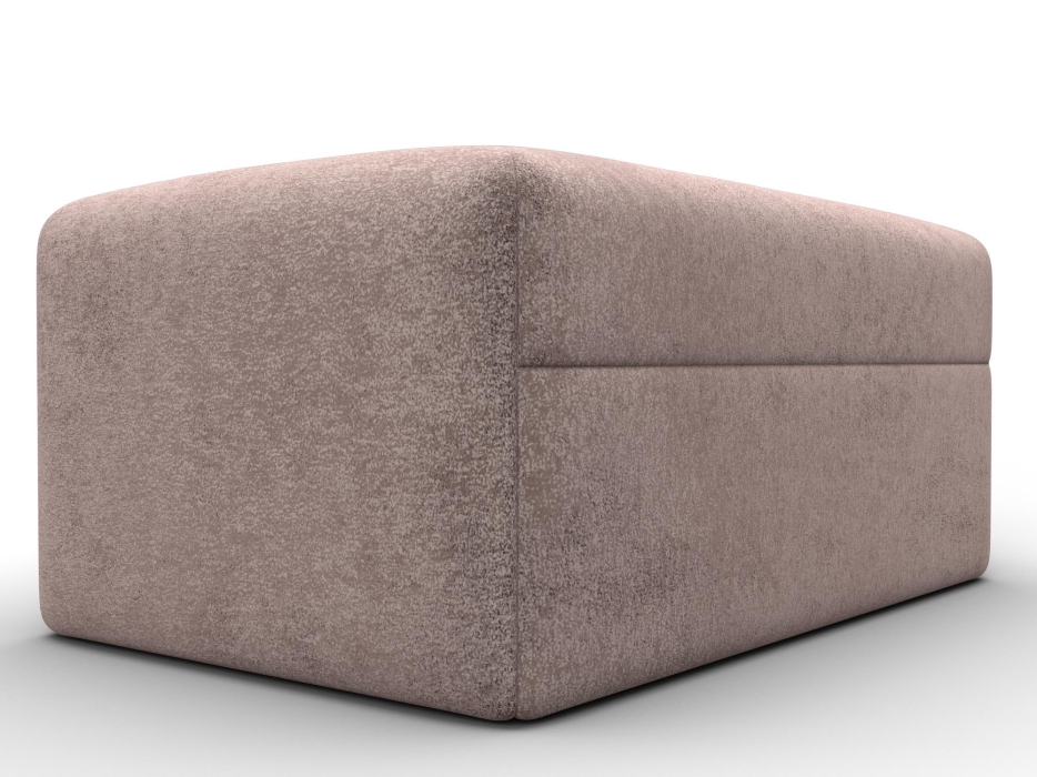 Пуф в прихожую, Модуль пуф Лига-060 НПБ, велюр TOWER