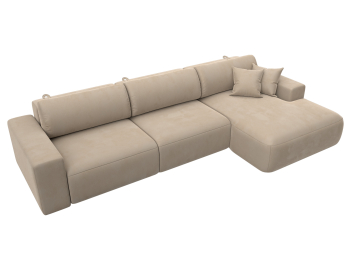 Диван угловой Лига-036 Классик Лонг правый угол, велюр