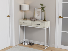 Журнальные столики, Консоль Айсберг Лофт 02 Белый