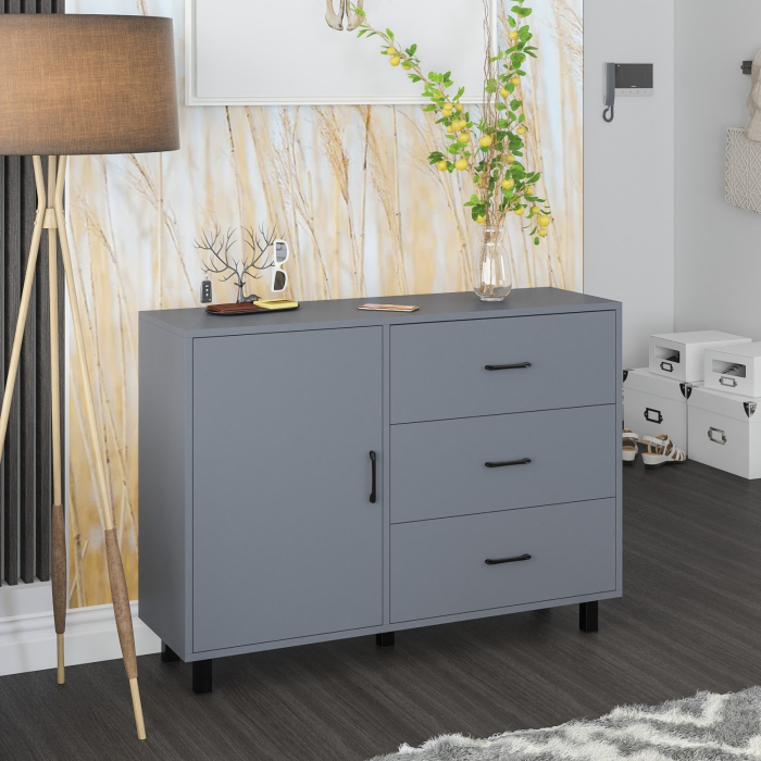 Комоды, Комод-тумба три ящика и дверка РВК 122-1204