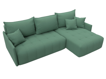 Диван угловой Лига-054 НПБ угол универсальный, рогожка Амур