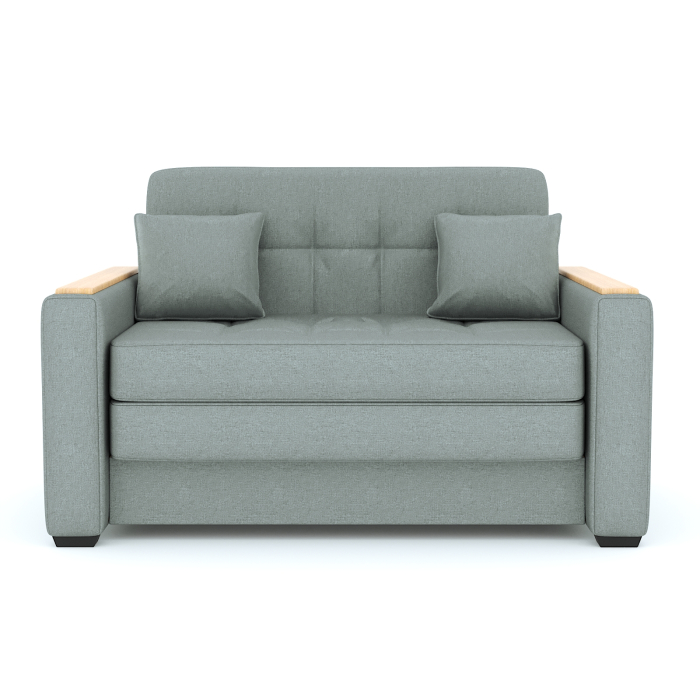 Диваны с ящиком для белья, Диван- кровать Этро Вуд, рогожка, 100