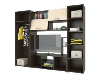 Гостиная Флора - 2 (венге/ дуб)