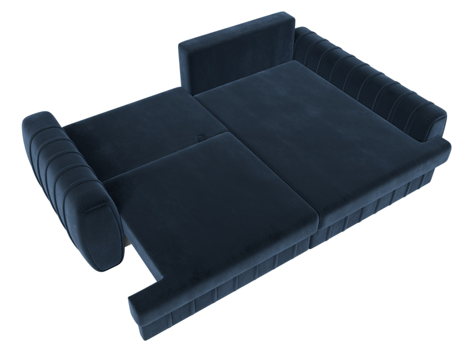 Диваны угловые в гостиную, Диван угловой Лига-057 НПБ угол правый, велюр TOWER