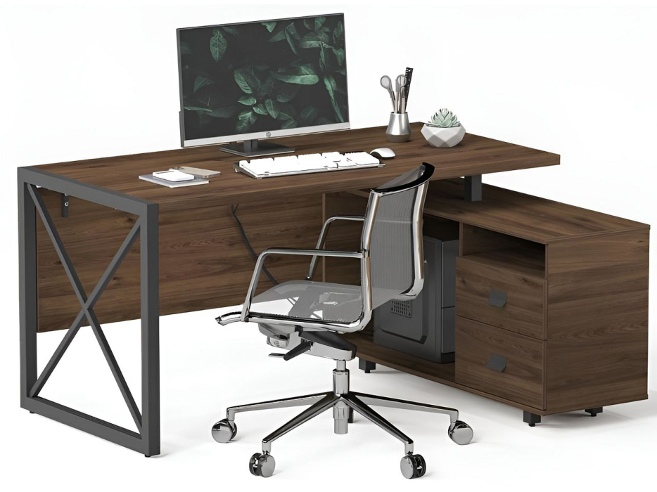 Угловые, Стол рабочий универсальный Калифорния Хардвиг СР01 ЛДСП