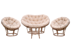 Комплекты мебели, ТЕРРАСНЫЙ КОМПЛЕКТ Mamasan Papasan+Стол