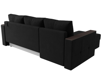 Угловой диван Валенсия Лайт левый угол, микровельвет