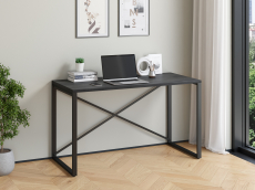 Прямые, Стол письменный Айсберг Лофт 01 Черный