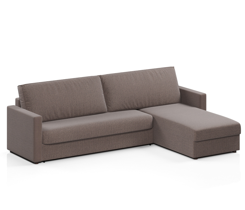 Диваны угловые, Диван-кровать угловой Дублин дельфин,велюр