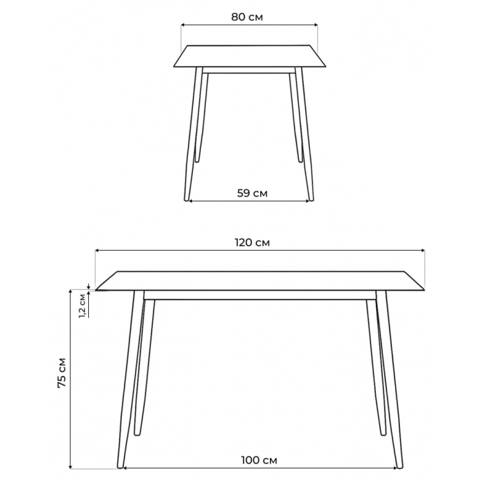 Обеденные столы, Стол Rion