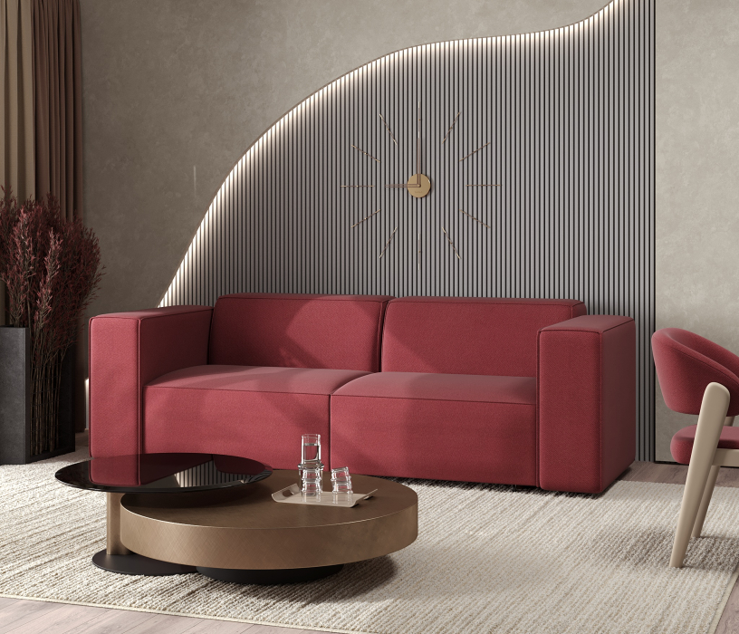 Дизайнерские диваны для гостиной, Диван-кровать Kinx еврокнижка,велюр