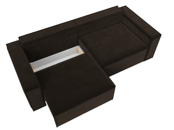 Диван прямой Куба, микровельвет