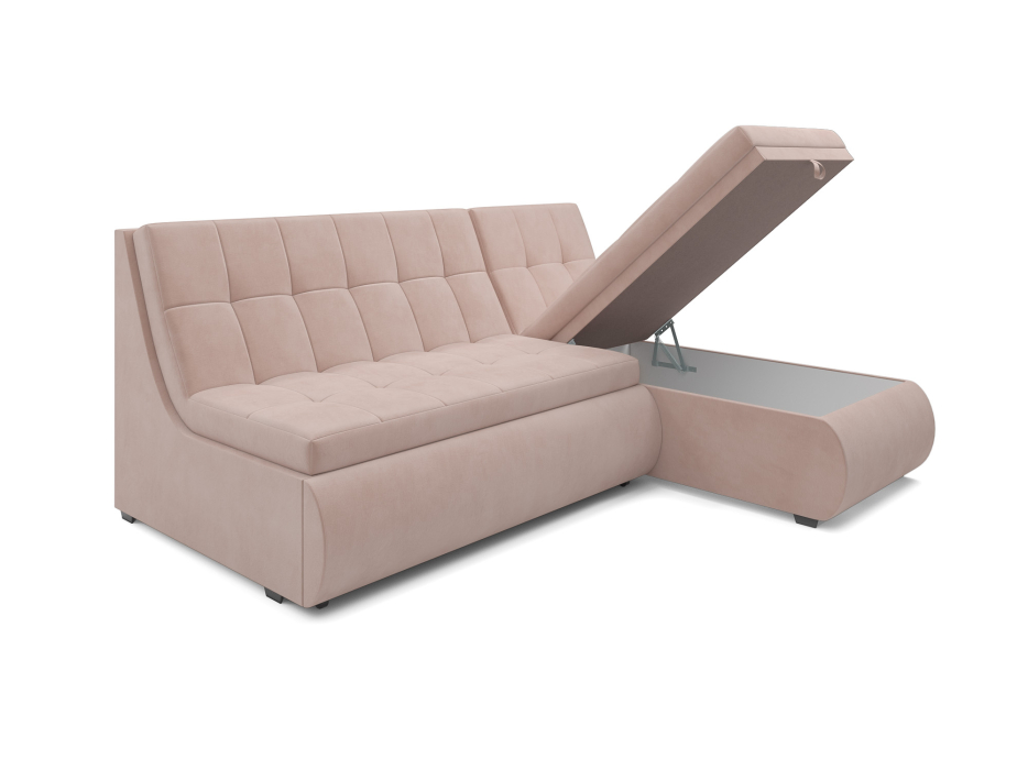 Диваны угловые в гостиную, Угловой диван Дублин, микровелюр