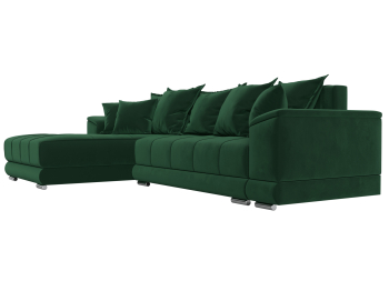 Угловой диван НордСтар левый угол, велюр