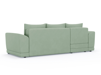 Диван-кровать угловой Рентон еврокнижка, велюр