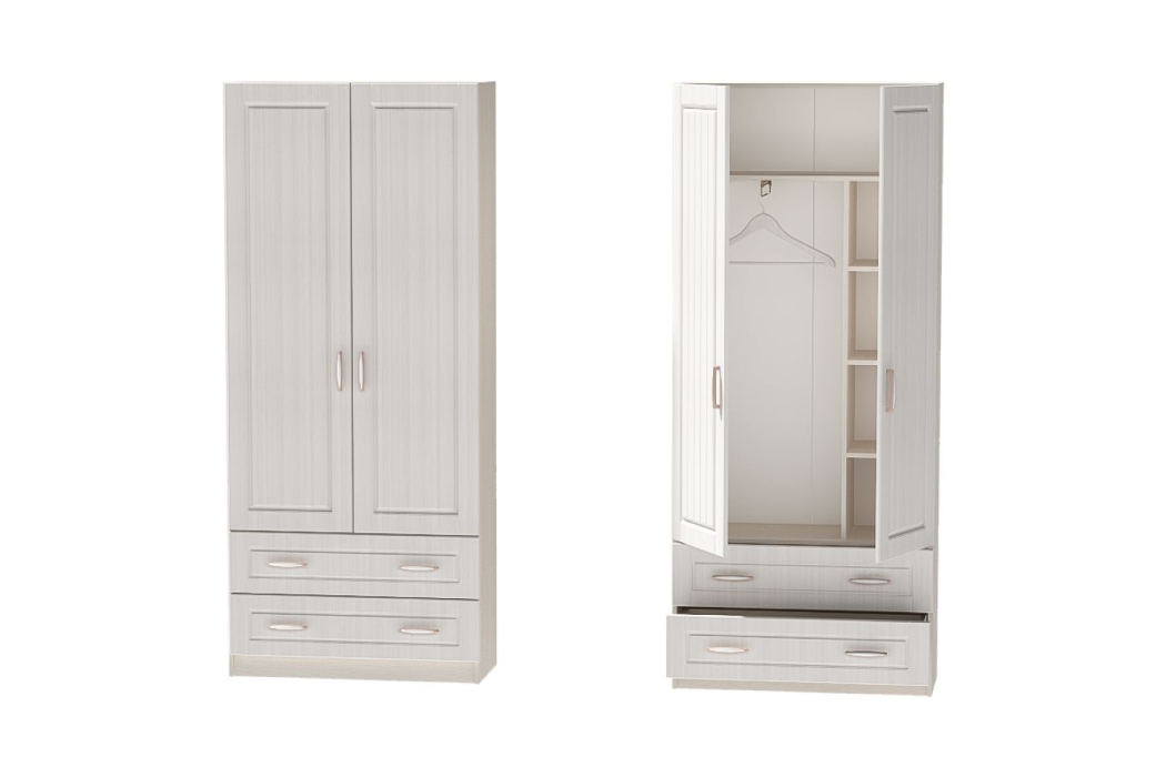 Шкафы, Шкаф 2х ств./ящики Колибри