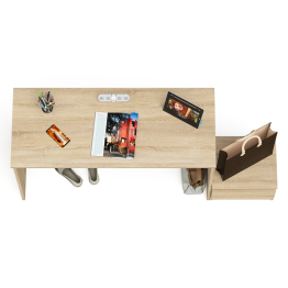 Стол письменный Мори с тумбой ТМП400.1