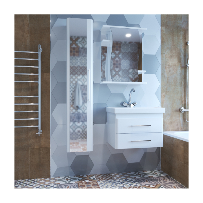 Стеллажи и полки, Шкаф навесной Классик-55 правый без подсветки (ПВХ)