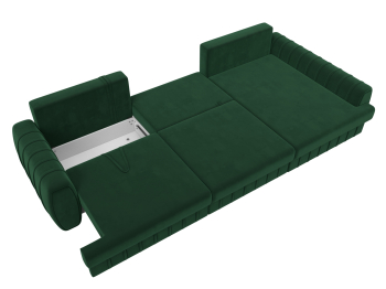 Диван угловой Лига-057 НПБ Лонг угол правый, велюр SEVEN