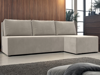 Угловой диван Поло правый угол, микровельвет