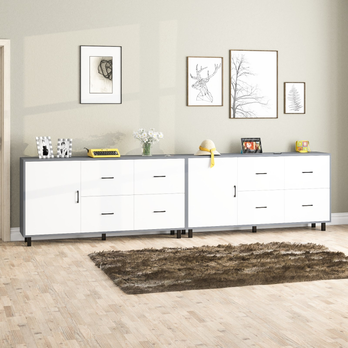 ТВ-тумбы, Два больших комода РВК 125-1704 ящики и дверка