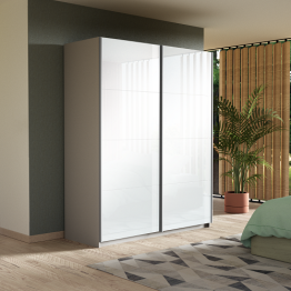 Шкаф-купе Прайм дуо Белый Глянец 2300 x 1200 x 570