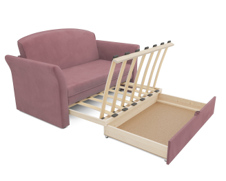 Диван прямой выкатной Малютка №2 (Велюр)