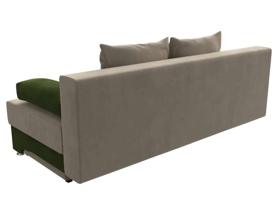 Диваны еврокнижки, Диван прямой Ник-2, микровельвет