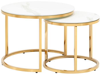 Набор журнальных столиков STOOL GROUP Селена 60 и 45 см