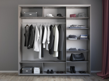 Шкаф-купе Экспресс 3-х дверный Фотопечать Калейдоскоп Стекла 210х60х240