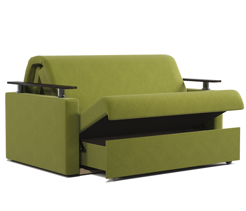 Диваны с ящиком для белья, Диван-кровать Шарм 100, Велюр
