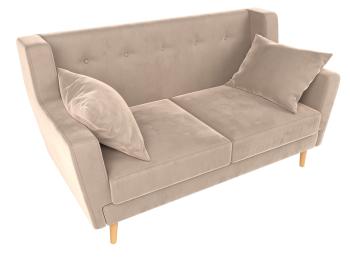 Прямой диван Брайтон 2, велюр