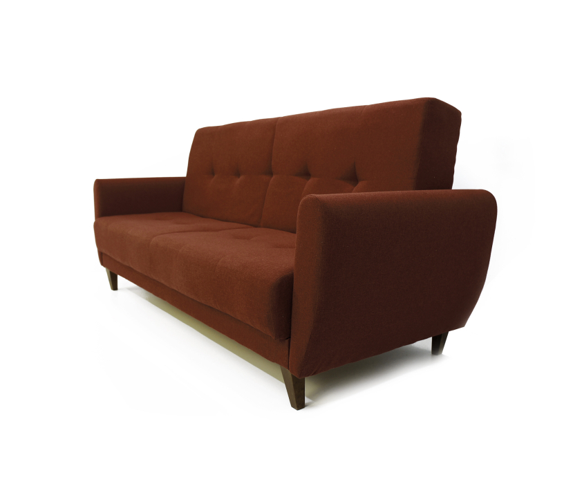 Диваны прямые, Диван-кровать книжка Сканди 120, рогожка